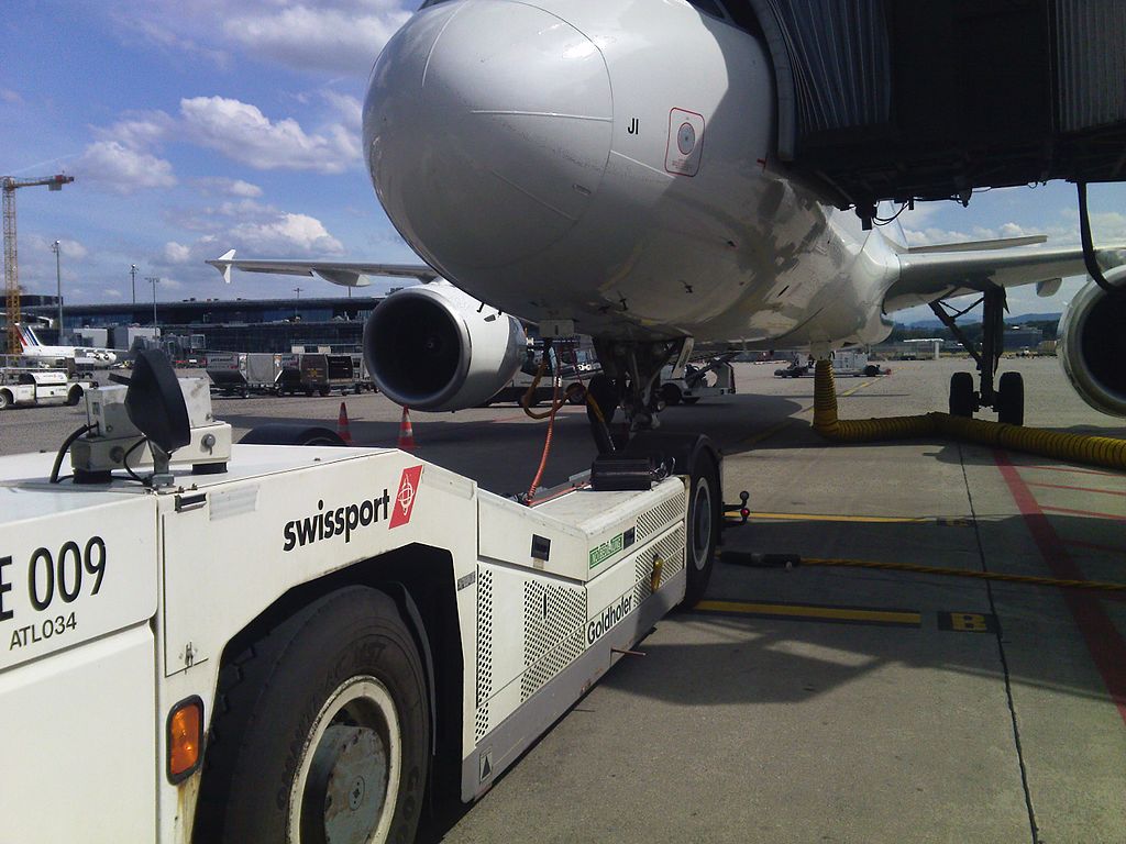 LSZH_Pushback_Swissport