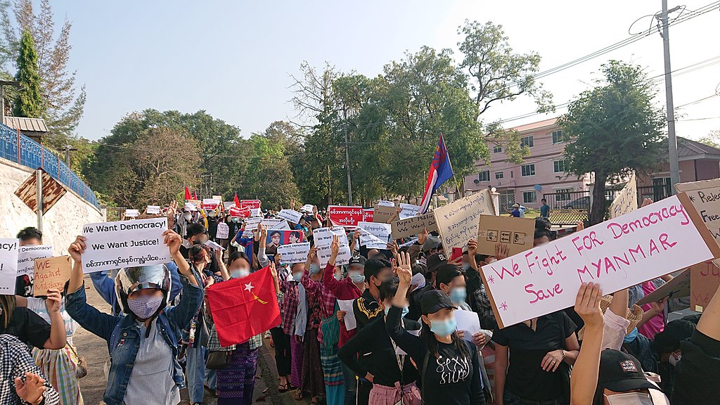 Protest_against_military_coup_9_Feb_2021_Hpa-An_Kayin_State_Myanmar_1