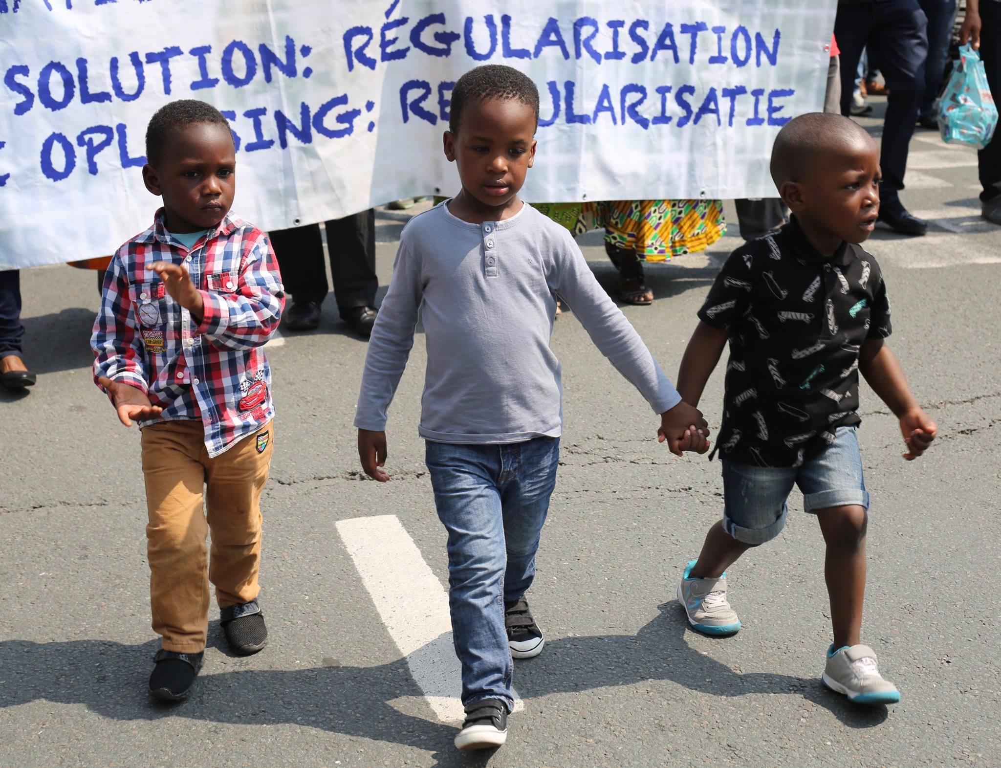 betoging-sans-papiers-kinderen